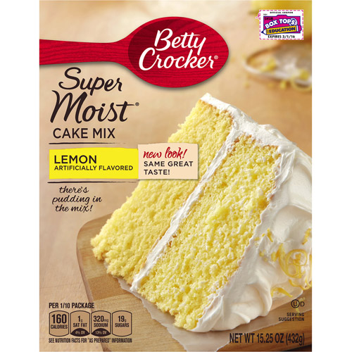 Product Editor Betty Crocker Super Moist Lemon Cake Mix 15.25oz